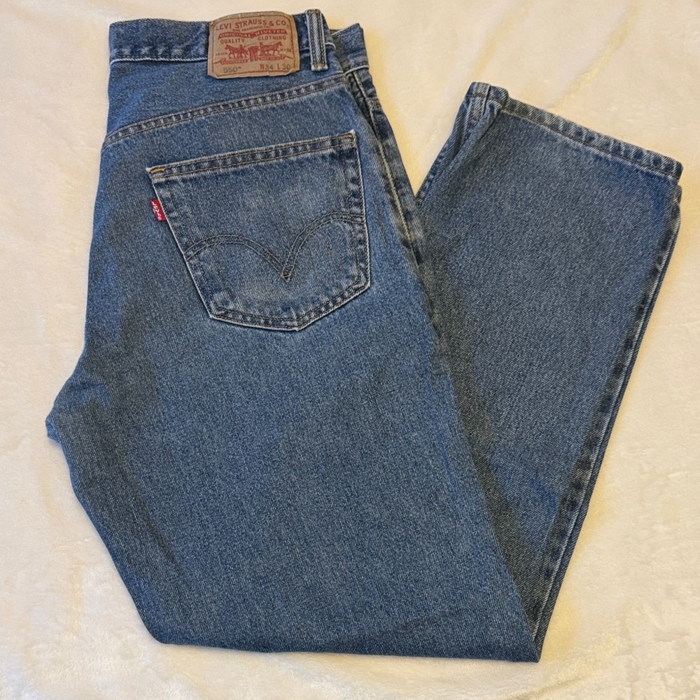 Levi's 550 Relaxed Fit Men's Classic Straight Blue Jeans